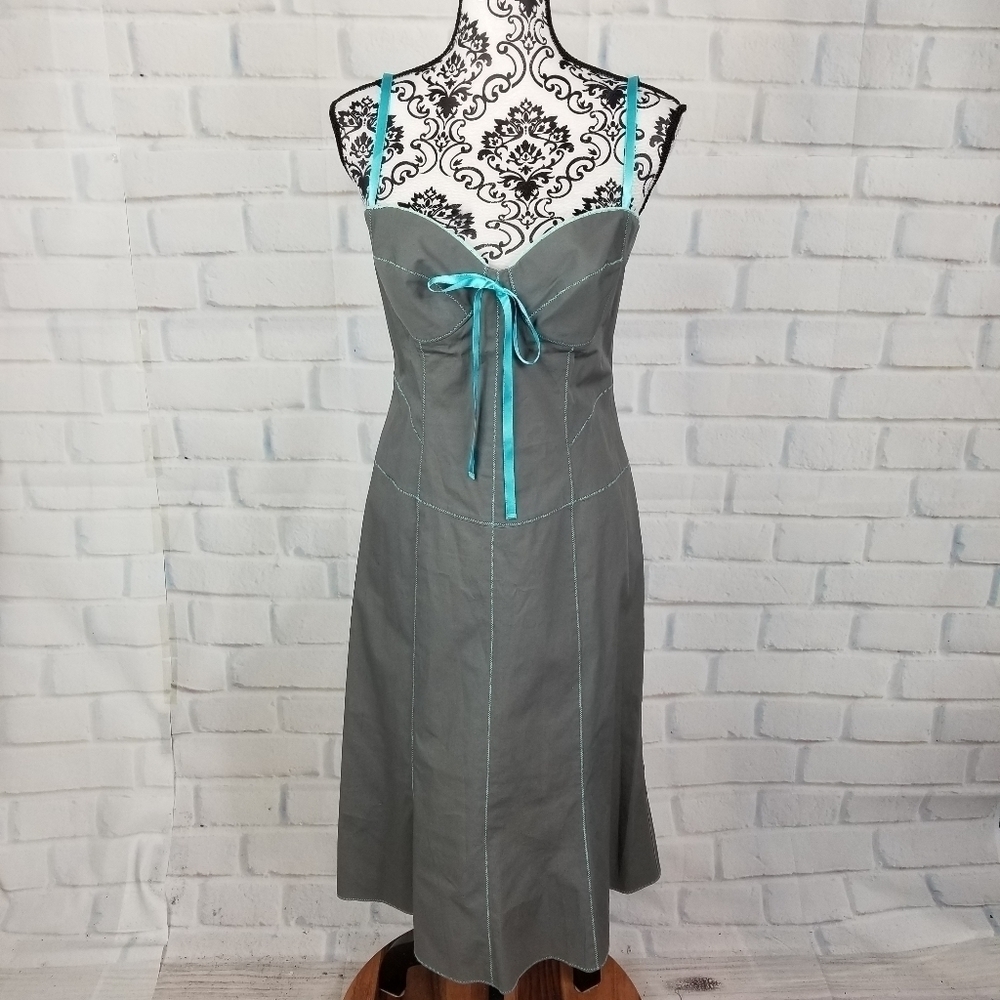 Gerard Darel zip back sz 40 adjustable strap dress
